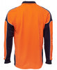 Orange Hi-Vis Long Sleeve Polo | Northern Printing Group